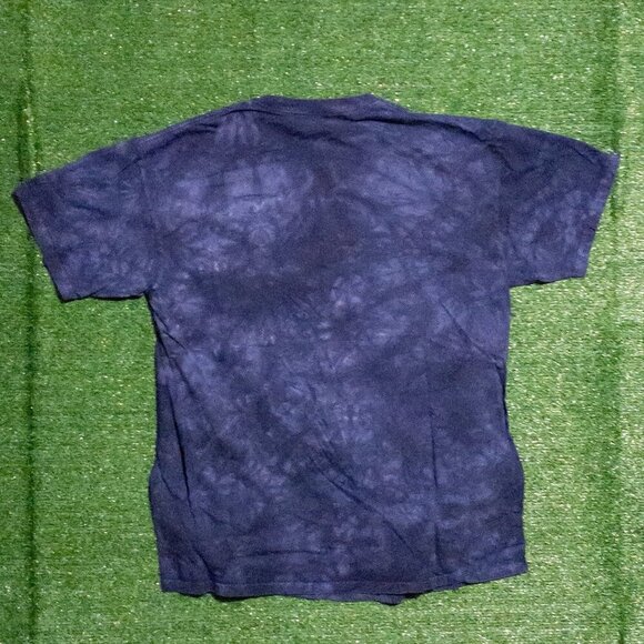 VINTAGE Y2K 1999 THE MOUNTAIN PUPPIES BLUE TIE DYE MARBLE MENS T SHIRT SIZE XXL - Picture 2 of 5